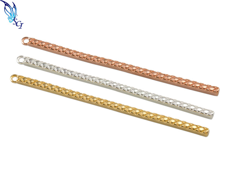 Large Vertical Textured Bar Pendant Large Vertical Textured Bar Pendant