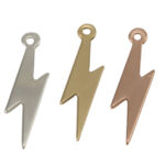 Large Lightning Bolt Charm