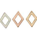 Open Diamond Shape Charm