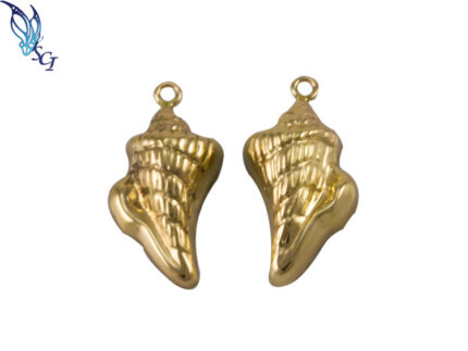 Gold Filled Conch Shell Charm