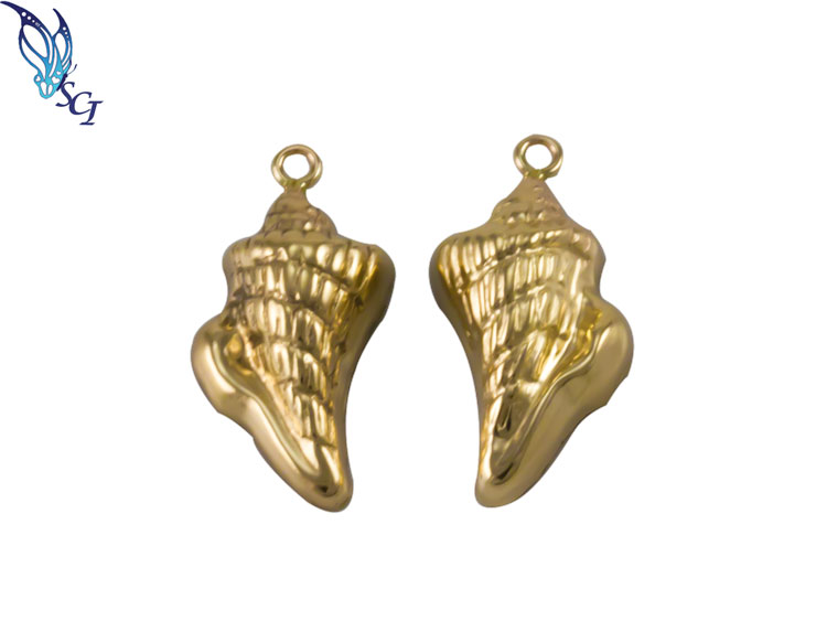 Gold Filled Conch Shell Charm Gold Filled Conch Shell Charm