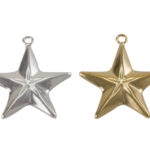 Stamped Star Charm