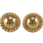 Gold Filled Swirl Shell Earrings