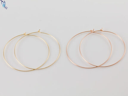 Plain Wire Hoop Earrings