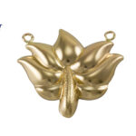 Gold Filled Lotus Flower Link Connector