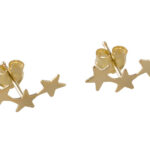 Triple Star Earrings