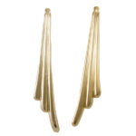 Gold Filled Single Piece Fringe Earrings