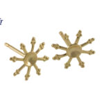 Gold Filled Sunburst Earrings