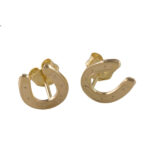 Gold Filled Horseshoe Earrings