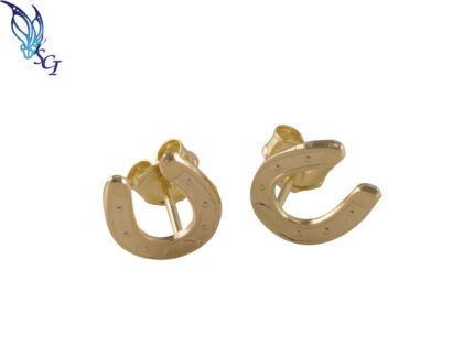 Gold Filled Horseshoe Earrings