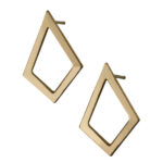 Gold Filled Open Kite Earrings