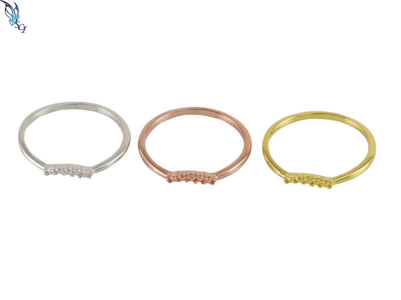 Stackable Crown Band Ring Stackable Crown Band Ring