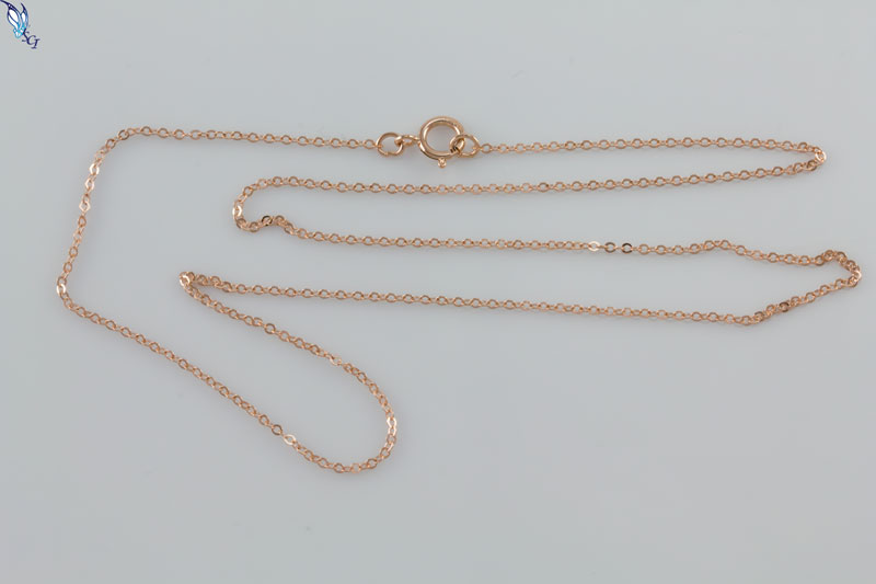 1.2mm Rose Gold Filled Flat Cable Chain w/ Spring Ring 1.2mm Rose Gold Filled Flat Cable Chain w/ Spring Ring