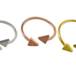 Double Arrow Adjustable Ring