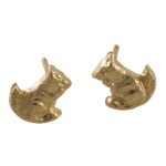 Gold Filled Squirrel Earrings