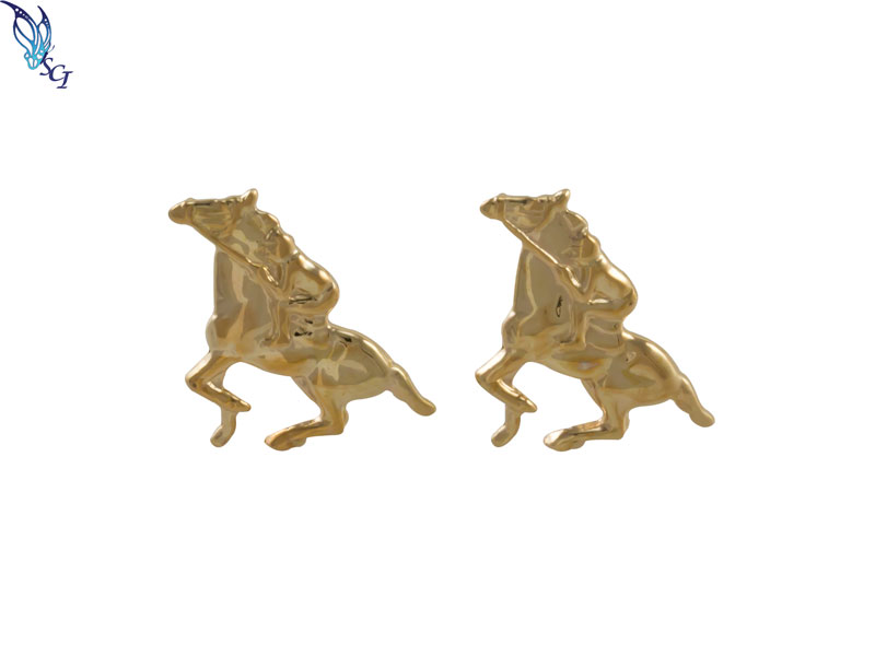 Gold Filled Polo Pony Earrings Gold Filled Polo Pony Earrings