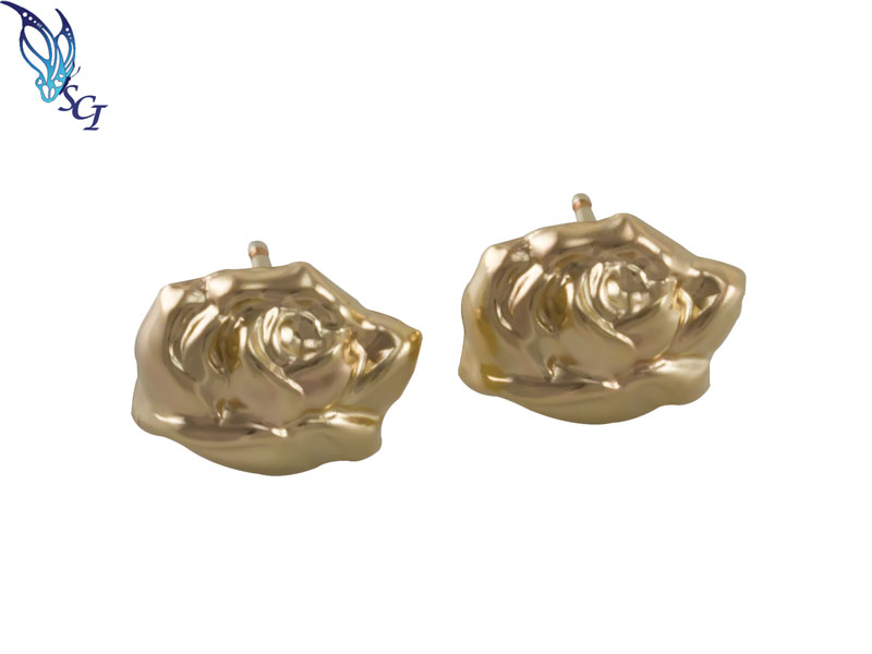 Gold Filled Rose Earrings Gold Filled Rose Earrings